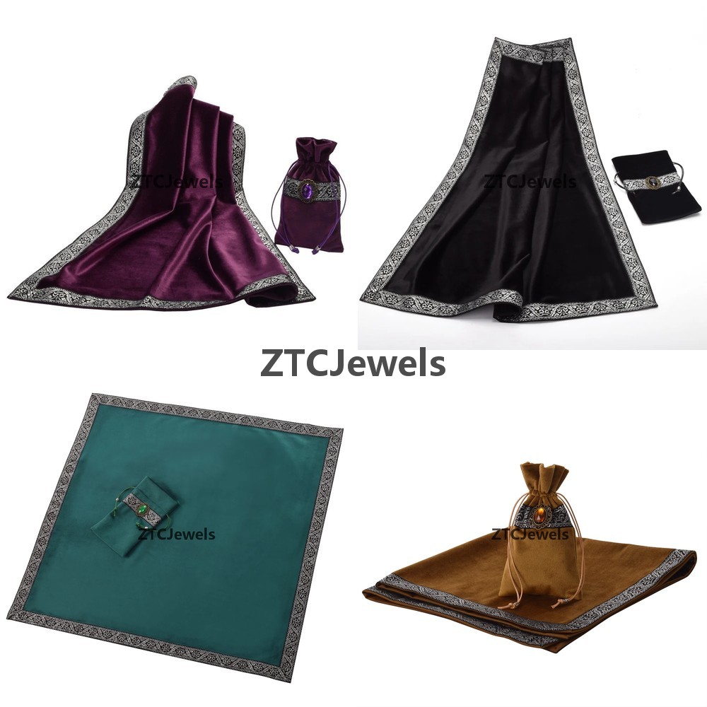 Board Game Of Life - Velvet Tarot Tablecloth with Bag Wicca