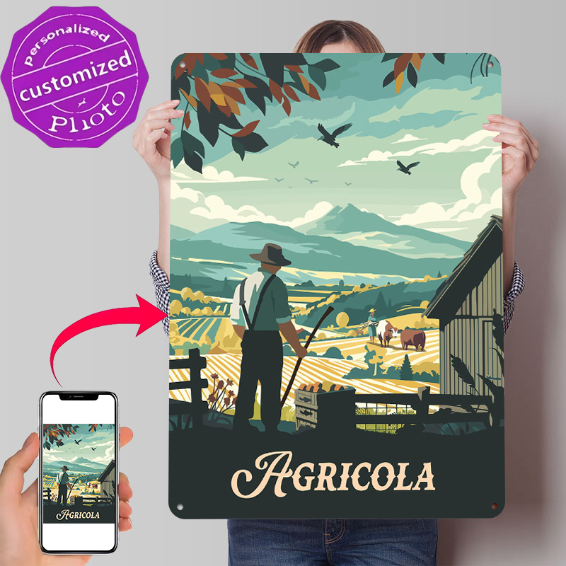 Board Game Illustrator - Agricola Board Game Inspired Illustration 3D