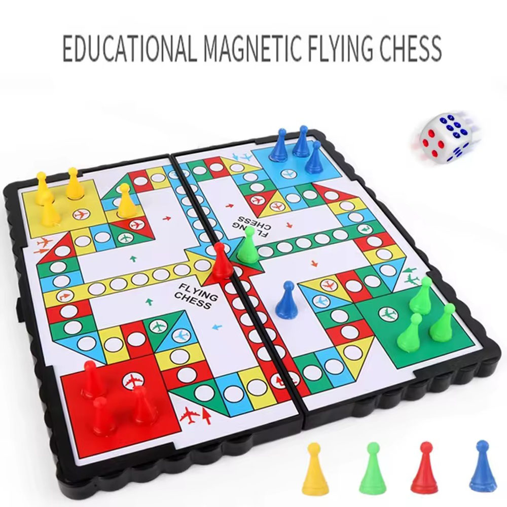 Board Game Quacks - Foldable magnetic flying chess set, crawling