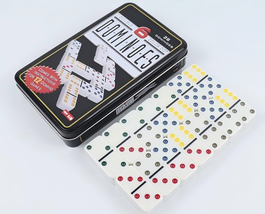 Board Game Family - ElegantMahj Double Six Dominoes Set for