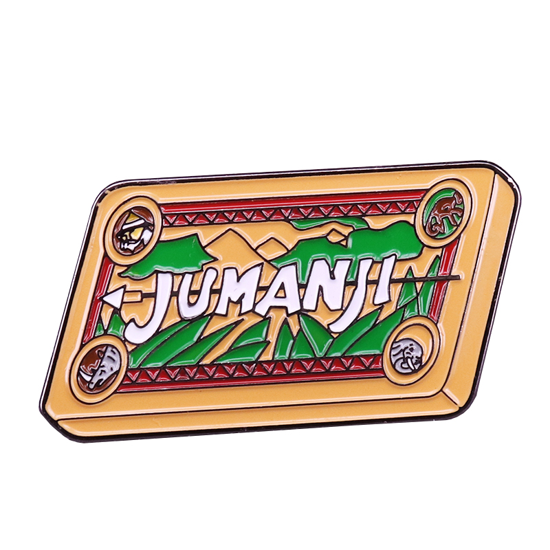 Jumanji enamel pin Mysterious  - Board Game Jumanji review and price
