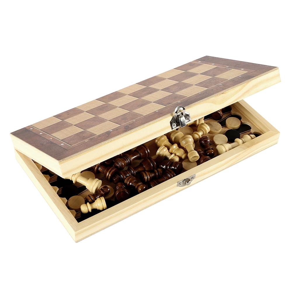 3 in 1 Chess Board, Folding Wo - Board Game Quacks review and price