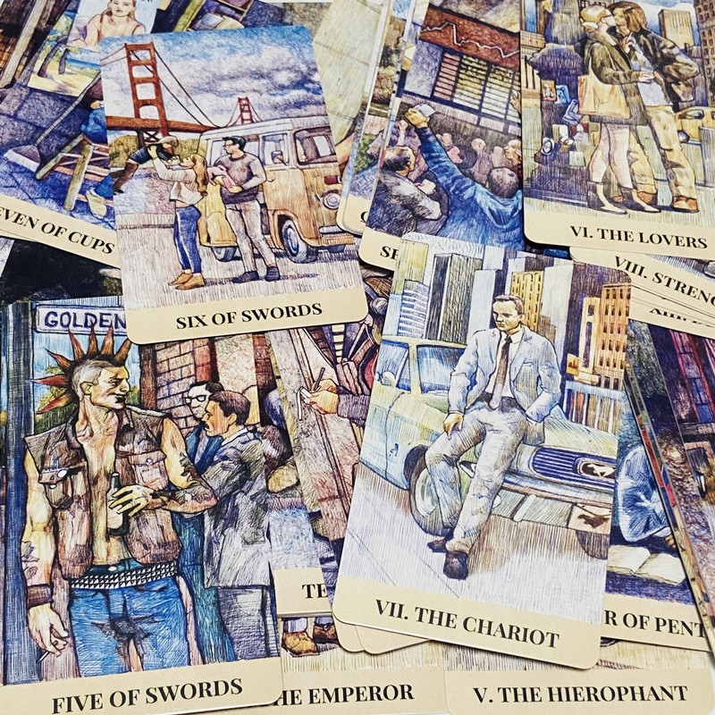 City Labyrinth Tarot cards 78  - Board Game Live review and price
