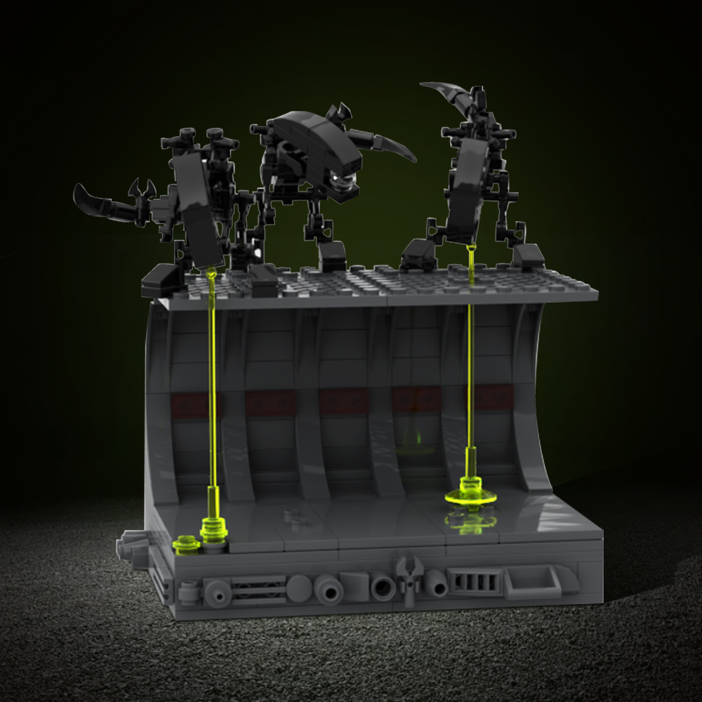 Gobricks MOC Aliens Shelf Dior - Board Game Jumanji review and price