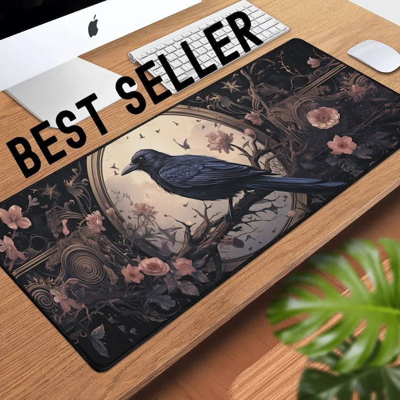 Dark Goth Raven Wildflowers Go - Board Game Zen review and price