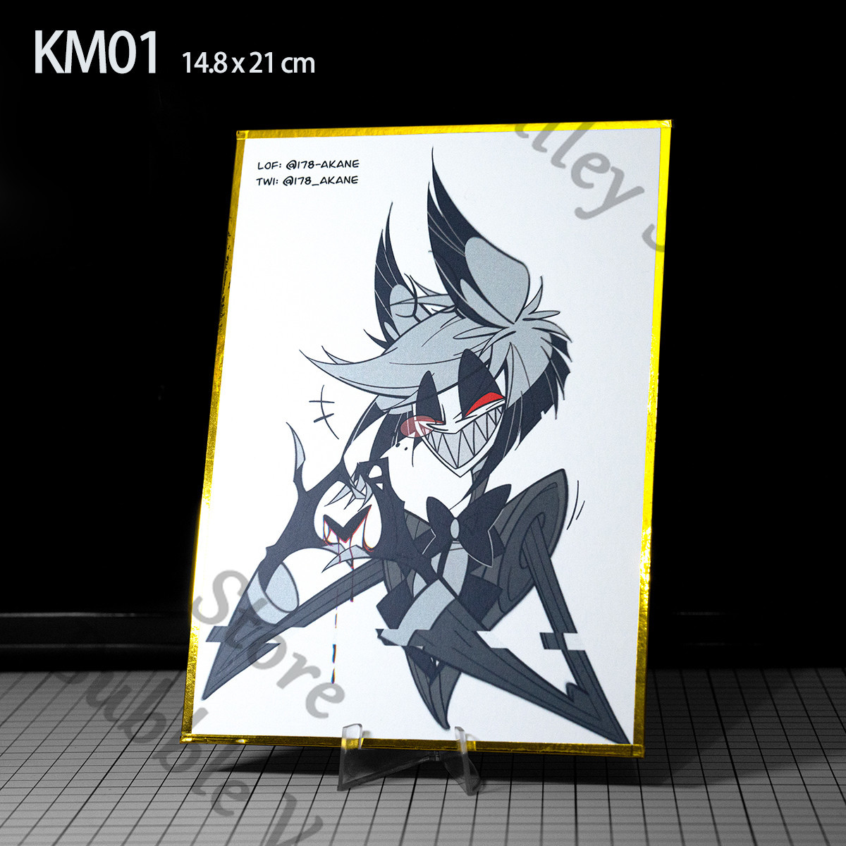 Anime Hazbin Hotel Alastor Luc - Board Game Illustration review and price
