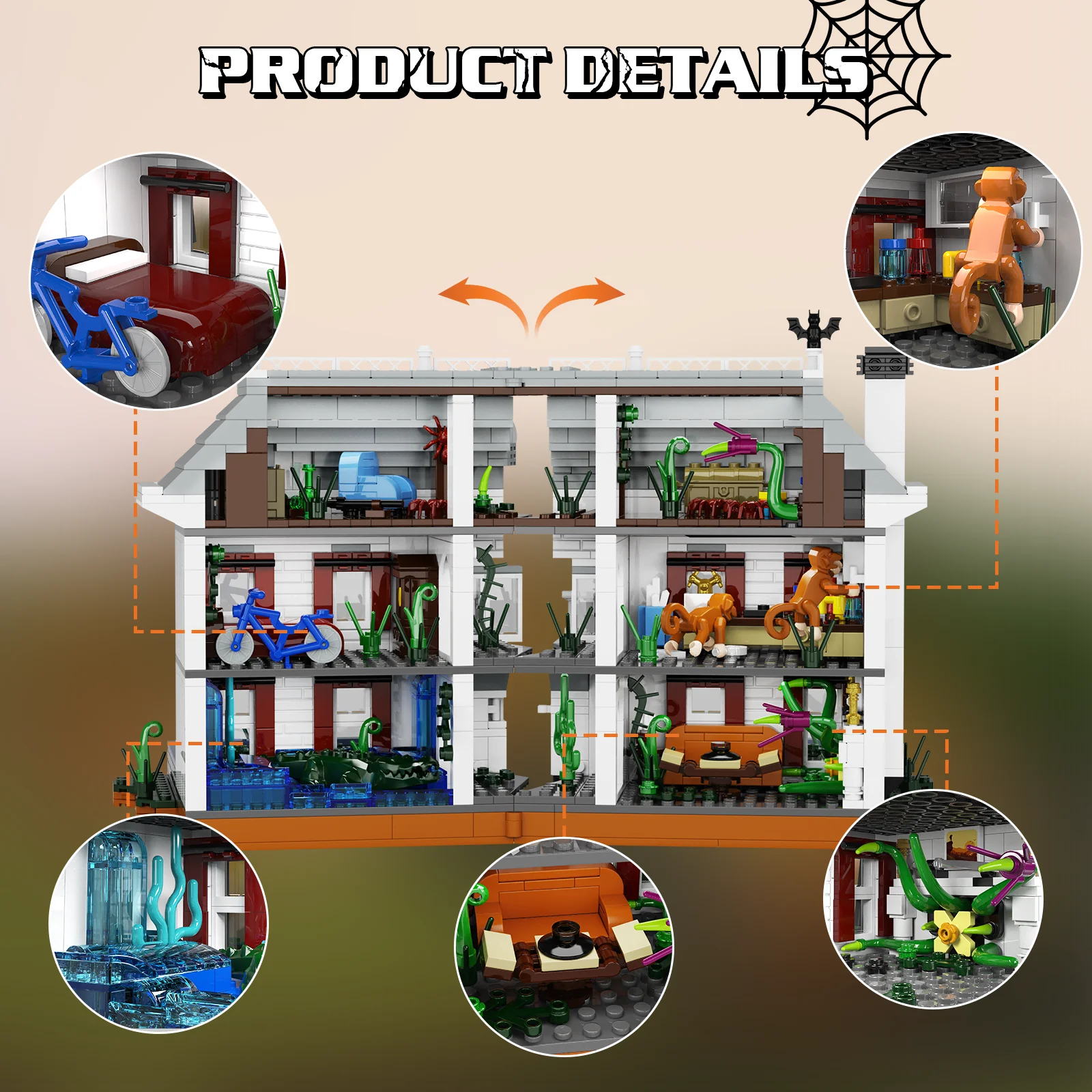 MOC Jumanjiness House Building - Board Game Jumanji review and price