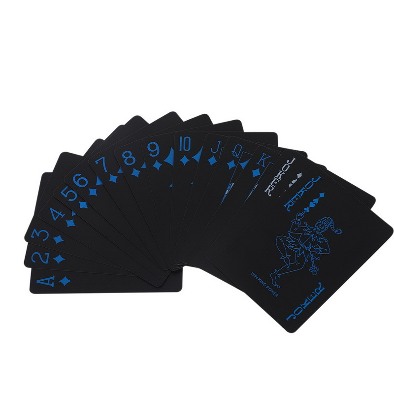 Black Plastic Playing Cards Bl - Board Game Illustration review and price