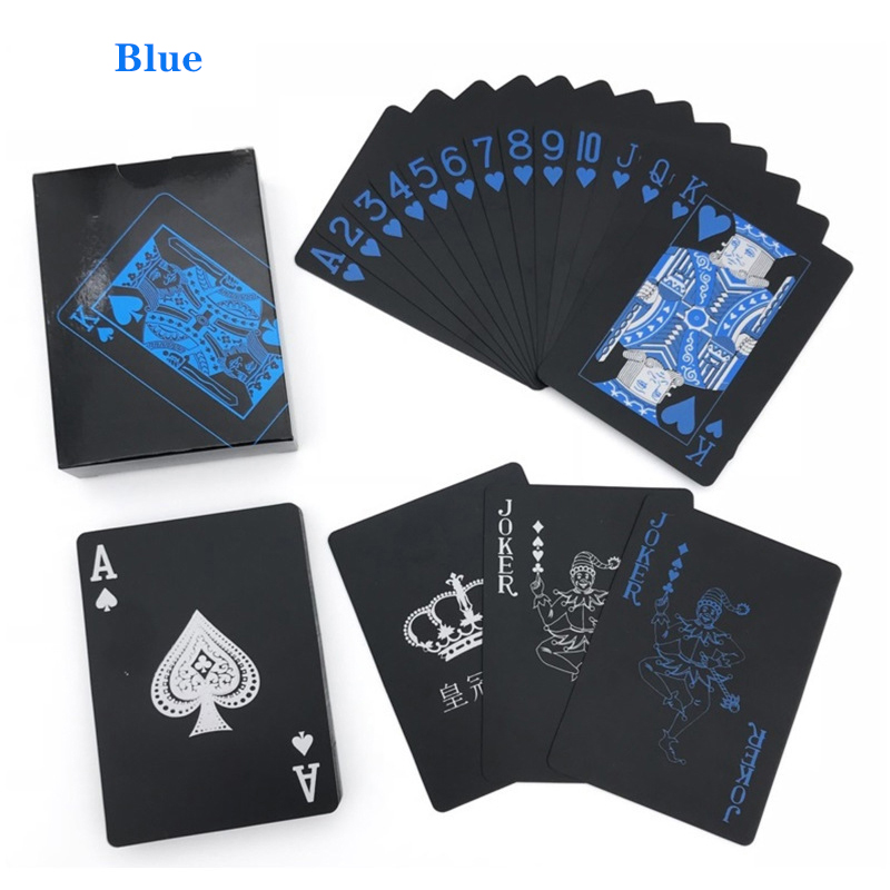 Black Plastic Playing Cards Bl - Board Game Illustration review and price