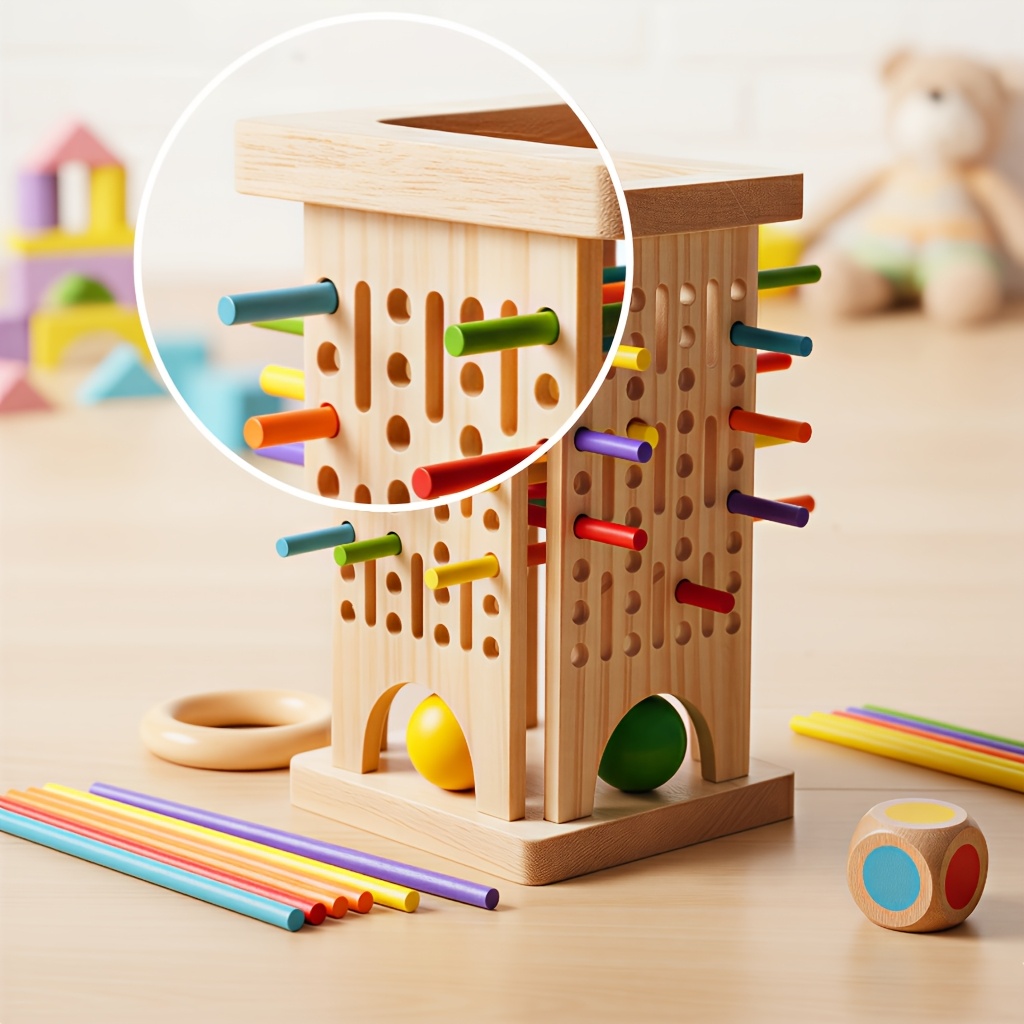Montessori Wooden Board Game C - Board Game Family review and price
