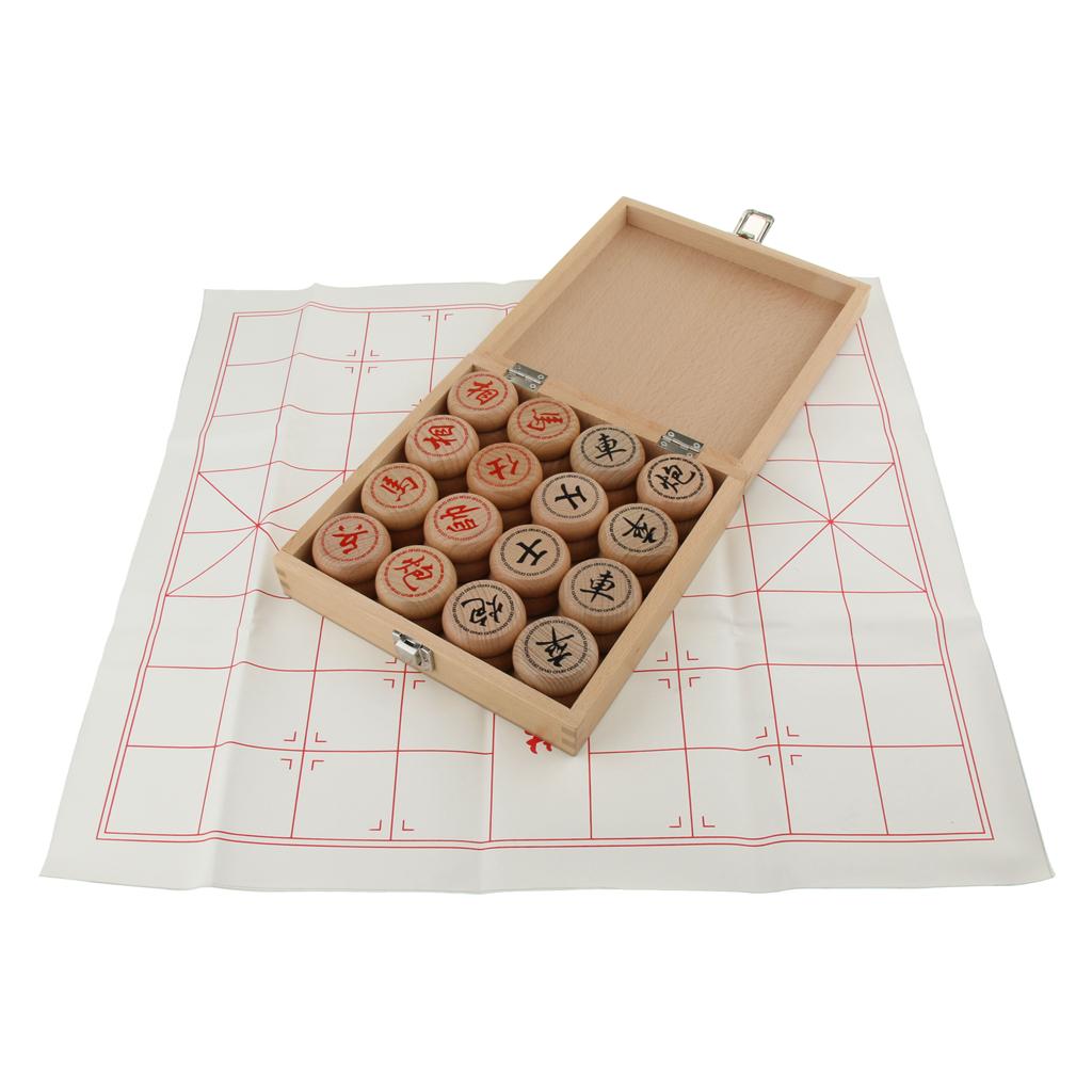 Chinese Chess Xiangqi Wooden P - Board Game Cafe review and price