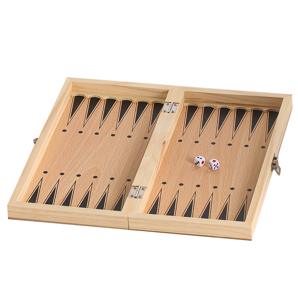 Wooden 3-in-1 Checkers Backgam - Board Game Vantage review and price