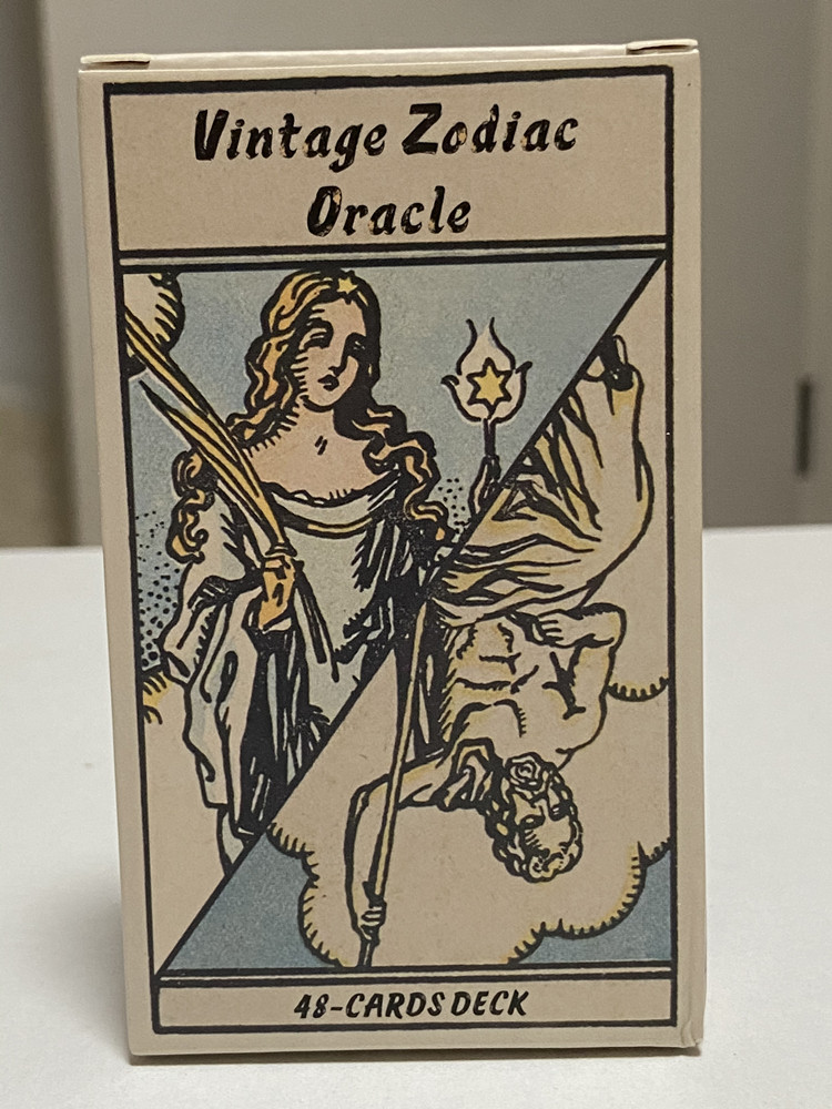 vintage zodiac oracle cards 48 - Board Game Vantage review and price