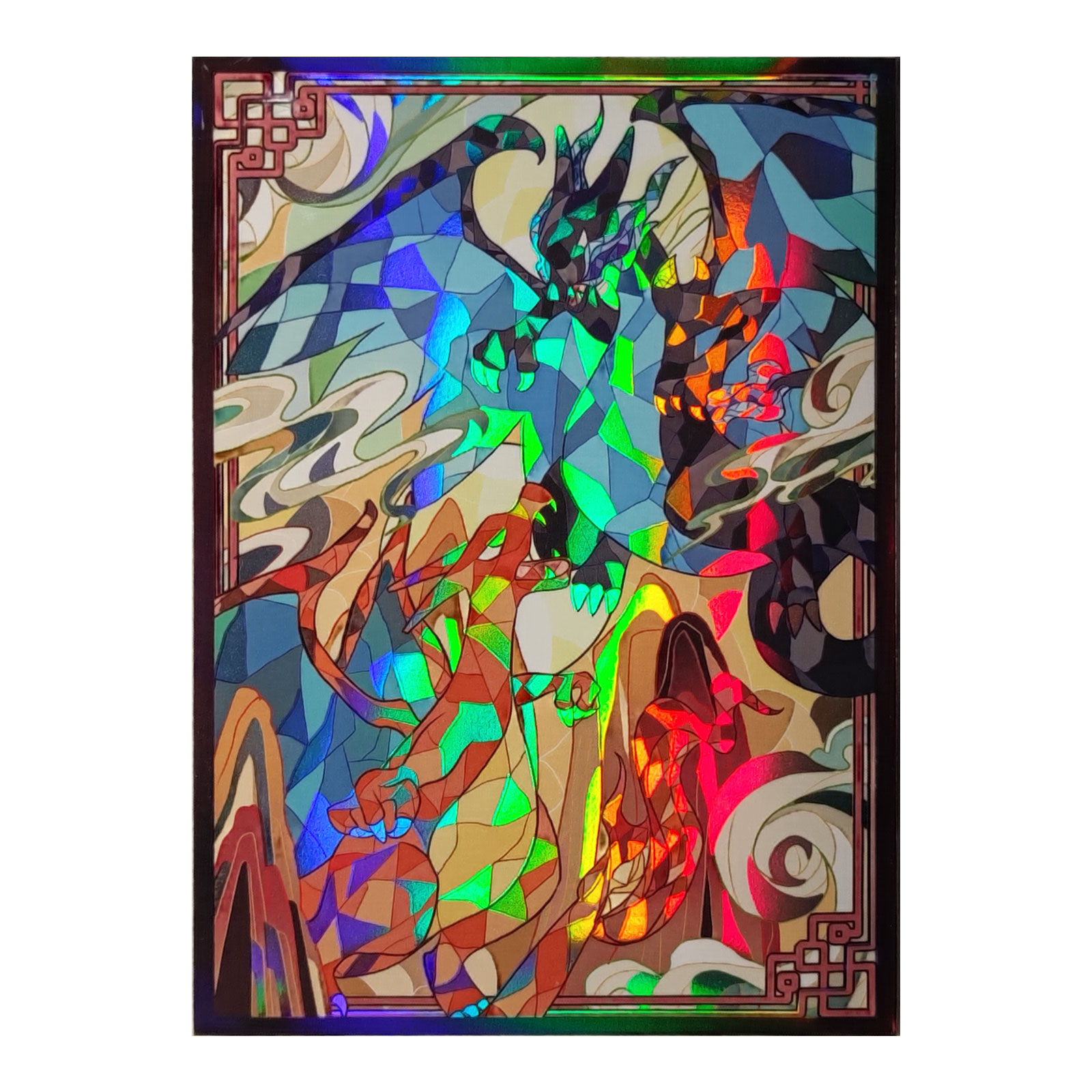 60ct Holo Card Sleeves 66x91mm - Board Game Illustration review and price