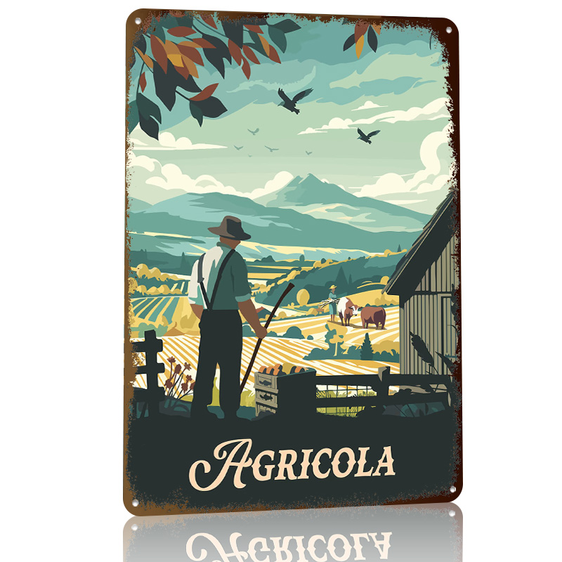 Agricola Board Game Inspired I - Board Game Illustrator review and price