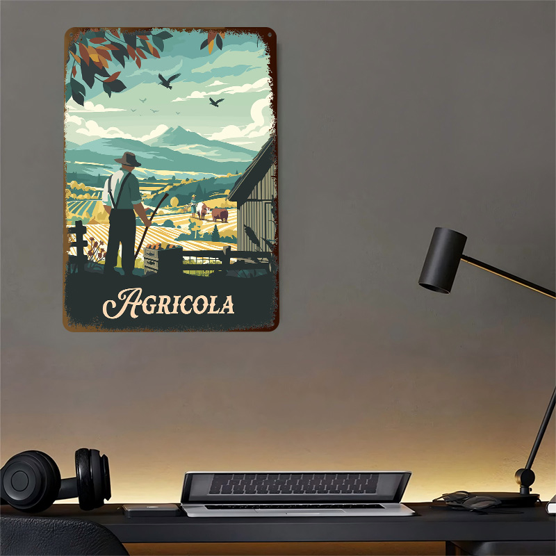 Agricola Board Game Inspired I - Board Game Illustrator review and price