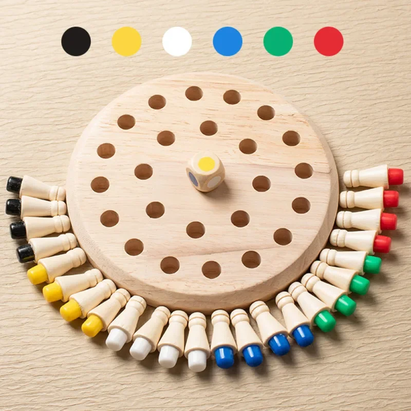 1PC Wooden Memory Match Stick  - Board Game Of Life review and price