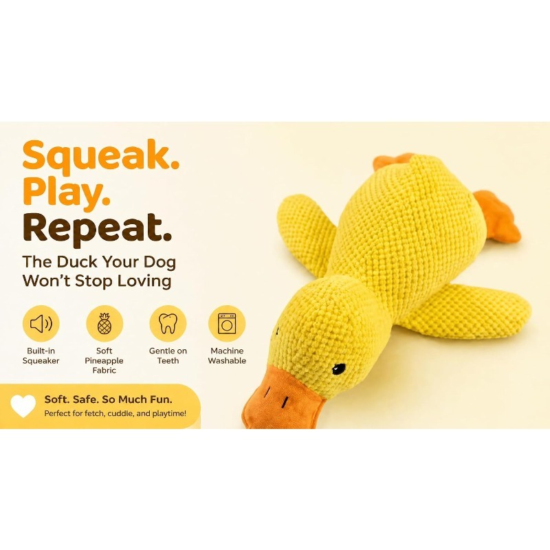 Piece Plush Calming Duck Dog T - Board Game Quacks review and price