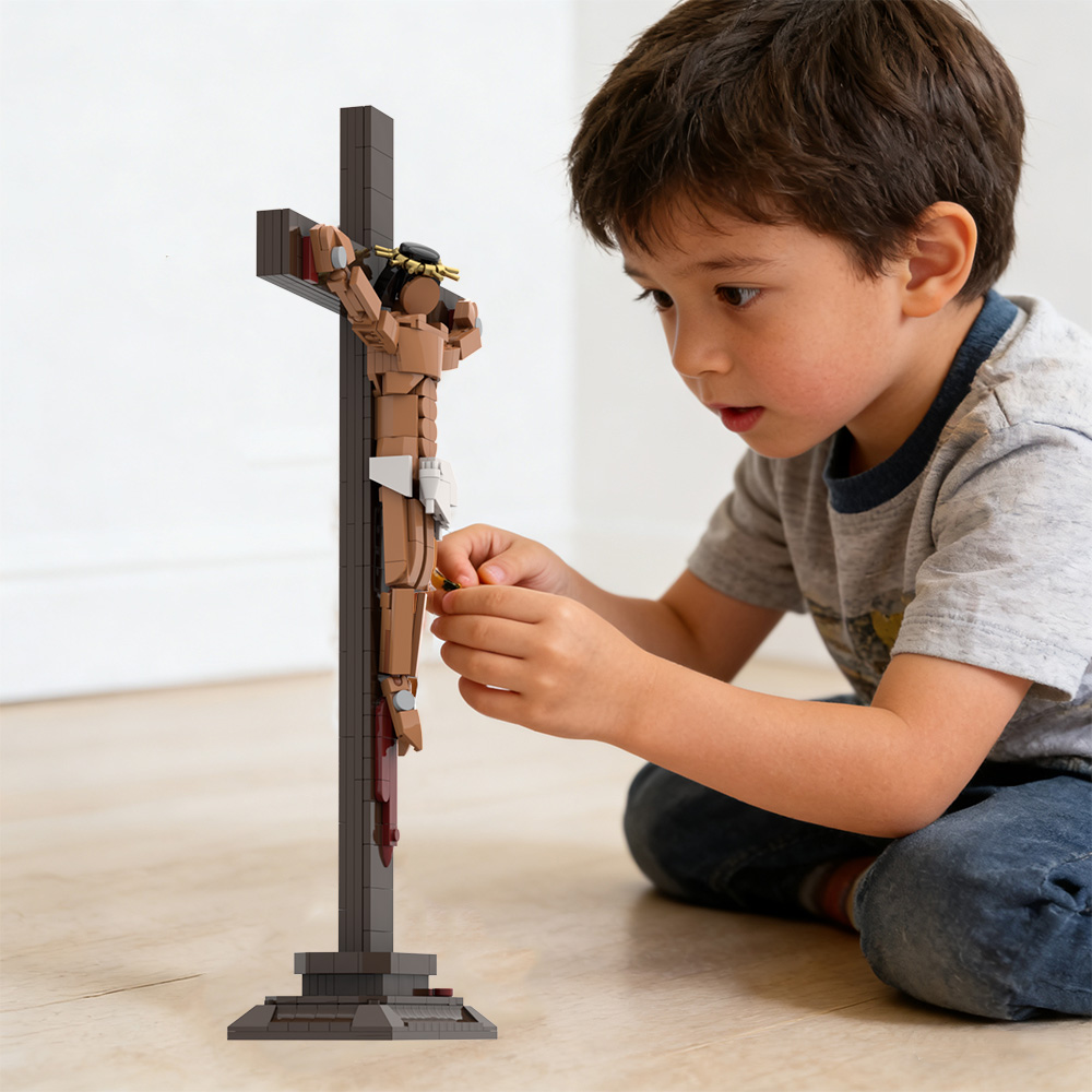336PCS Jesus Crucifixion Build - Board Game Jumanji review and price