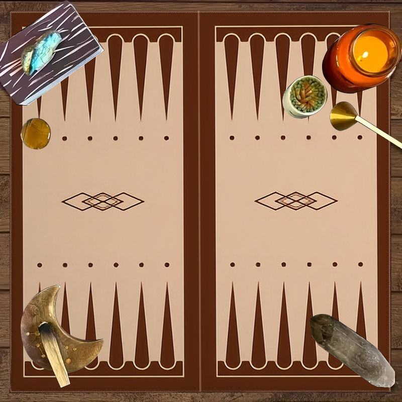 1pc Brown Backgammon Board Pri - Board Game Vantage review and price