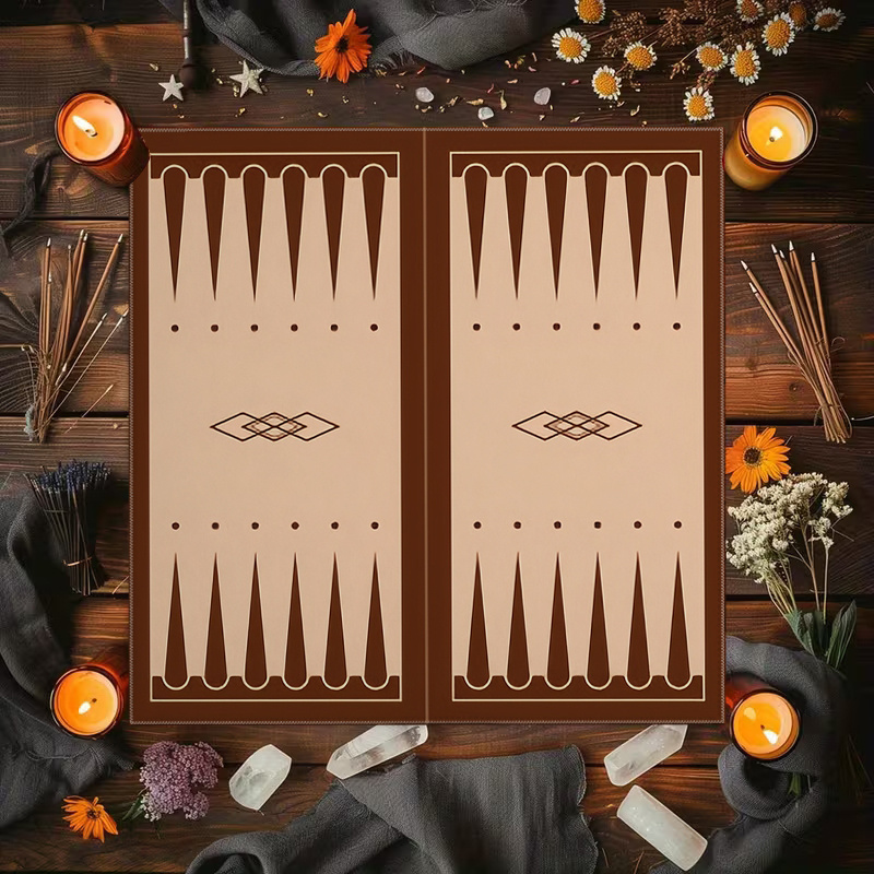 1pc Brown Backgammon Board Pri - Board Game Vantage review and price