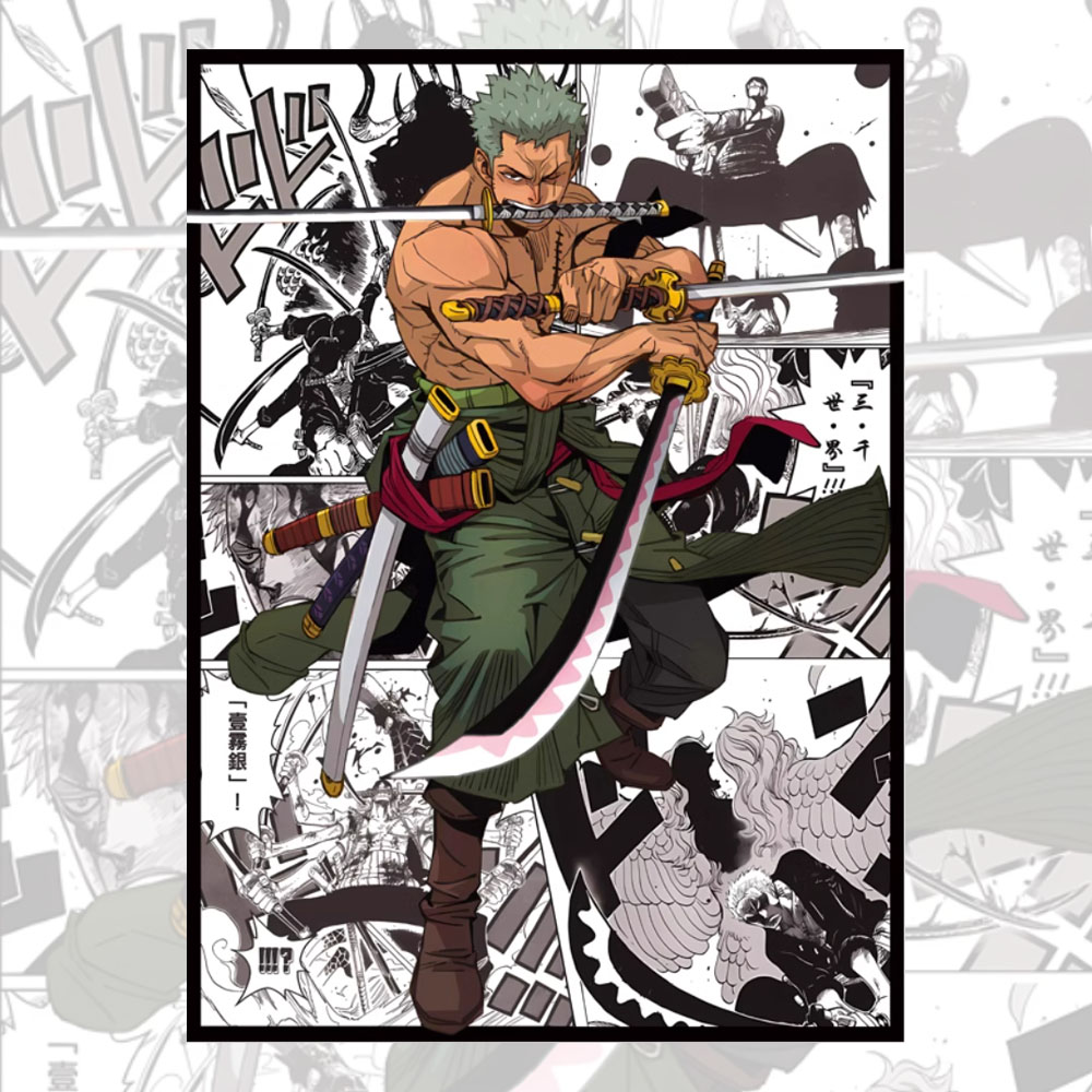 60PCS 66x91mm One Piece Anime  - Board Game Illustration review and price