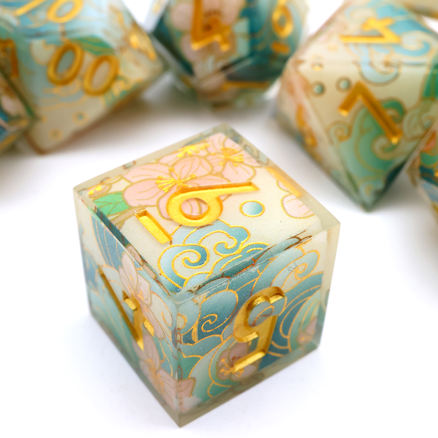 Enchanting DND Dice Set with O - Board Game Illustration review and price