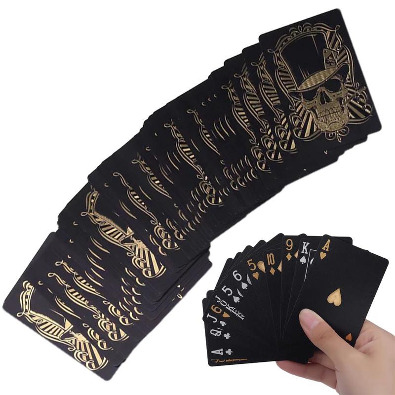 Black Playing Cards Deck Skull - Board Game Illustration review and price