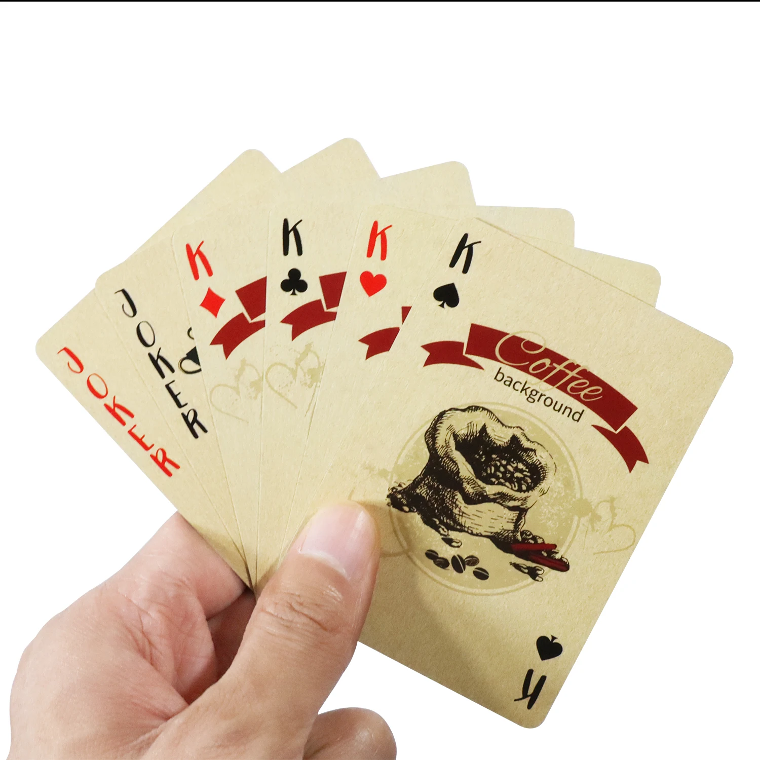 Coffee Paper Playing Cards Vin - Board Game Vantage review and price