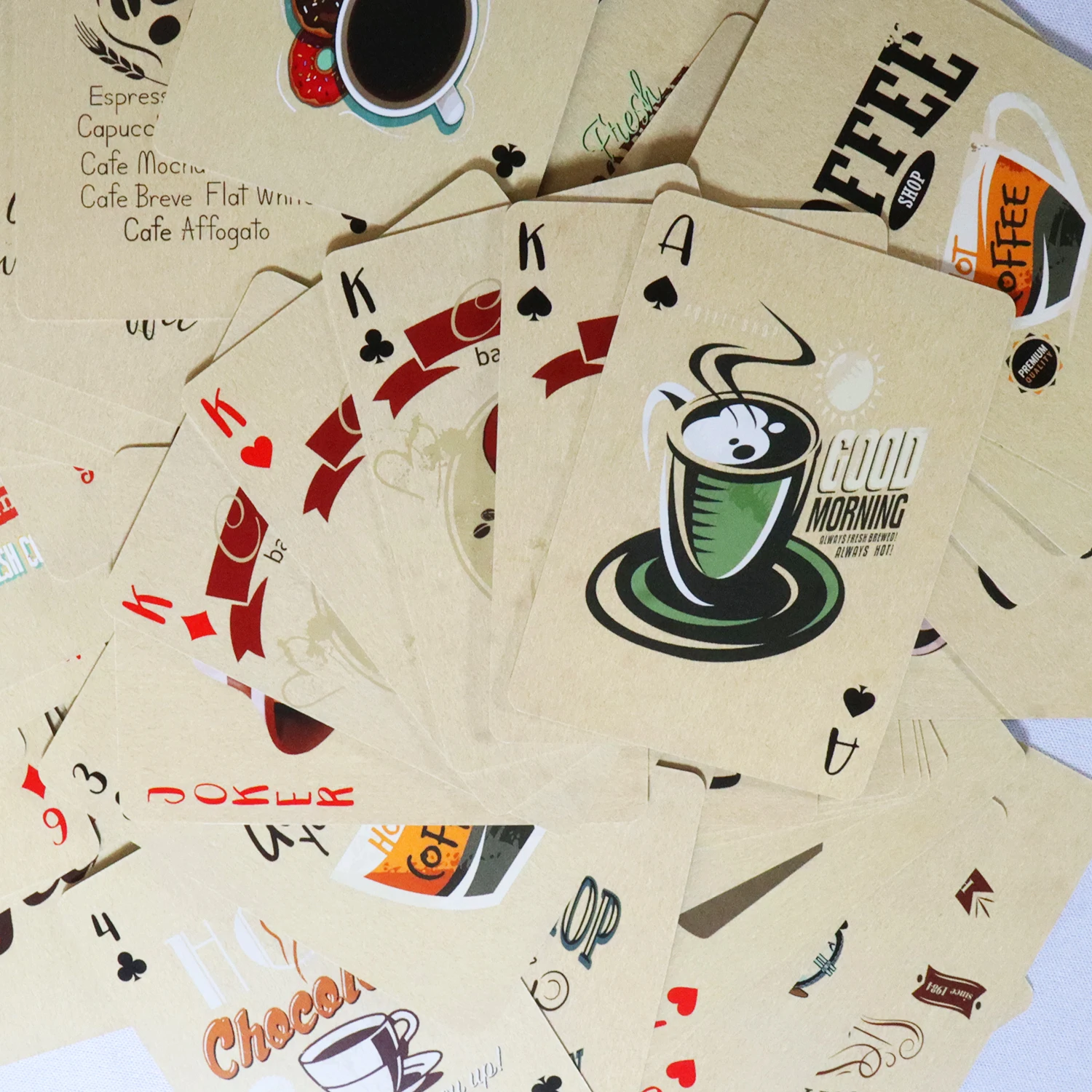 Coffee Paper Playing Cards Vin - Board Game Vantage review and price