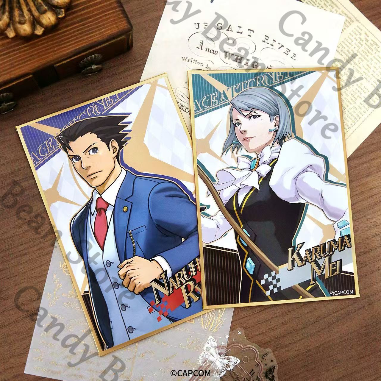 Genuine Anime Ace Attorney Mil - Board Game Illustration review and price