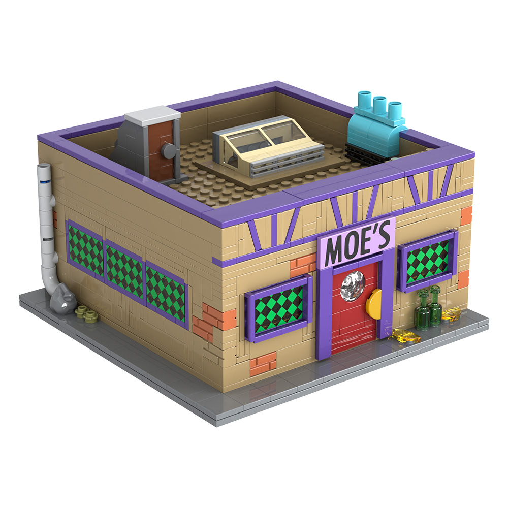 Gobricks MOC Simpsoned Modular - Board Game Jumanji review and price