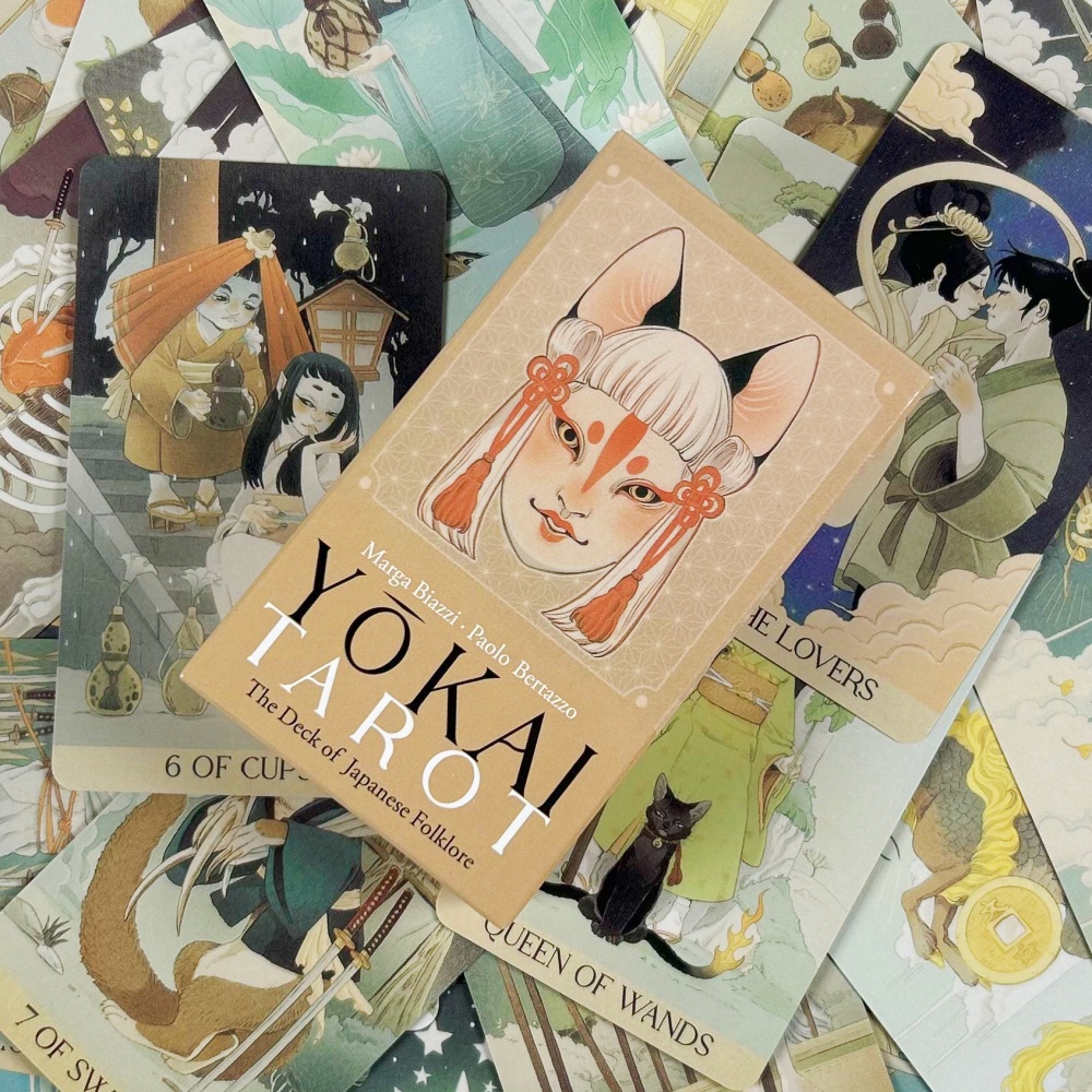 Yokai Tarot Deck 78 Pcs Cards  - Board Game Illustration review and price