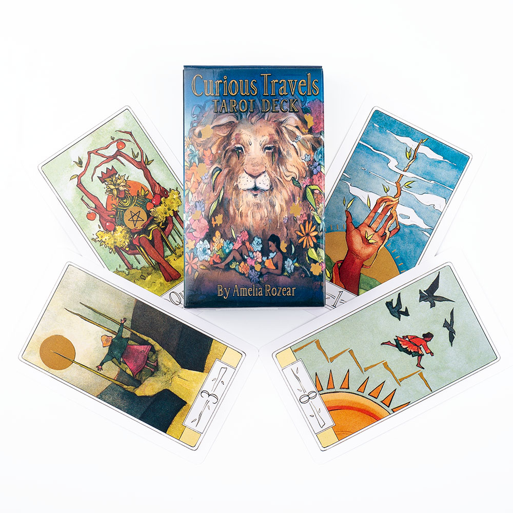 Curious Travels Tarot 10.3*6cm - Board Game Illustration review and price