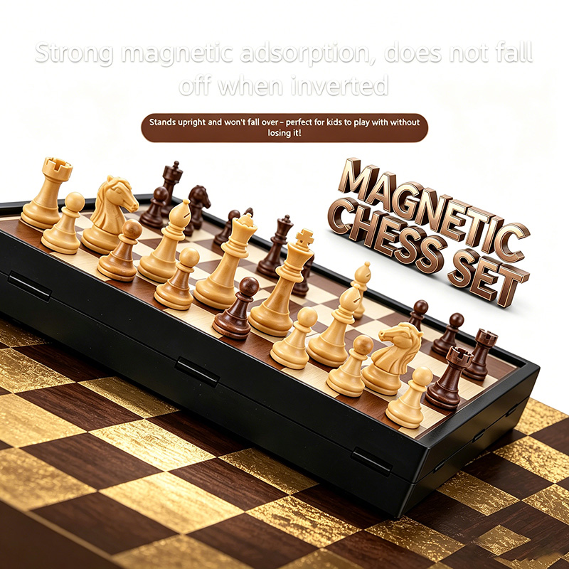 24CM Foldable Magnetic Chess G - Board Game Quacks review and price