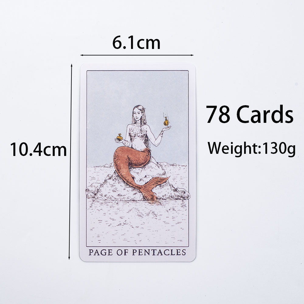 Ocean Themed Tempest Tarot  De - Board Game Illustration review and price